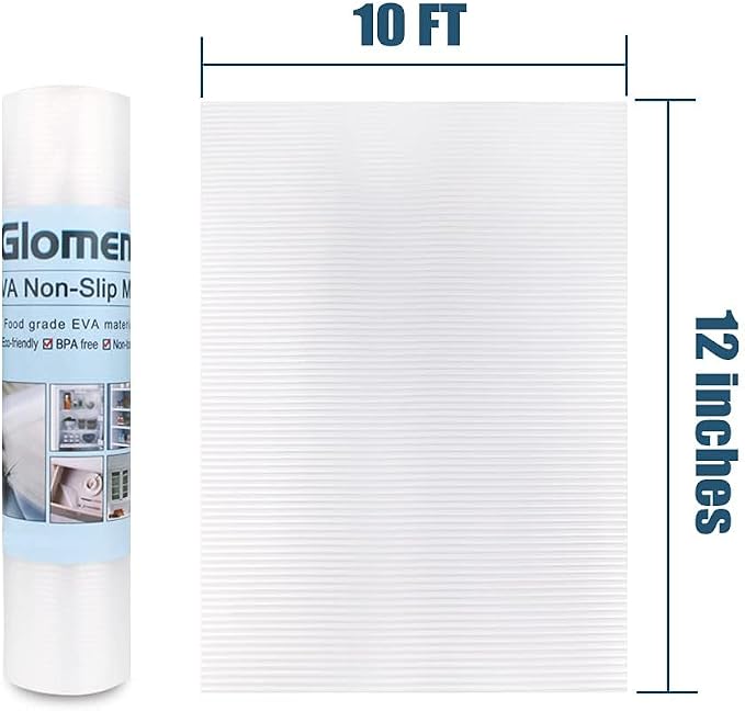 Glomen Shelf Liner, Non-Slip Cabinet Liner, Washable Oil-Proof - Image 7