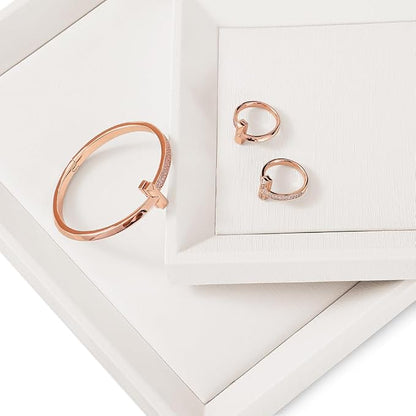 Jewelry Trays, Leather Tray, Luxury White Jewelry Organizer Tray - Image 8