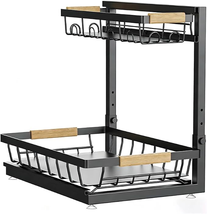 Expandable 2-Tier Under-Sink Organizer - Image 5