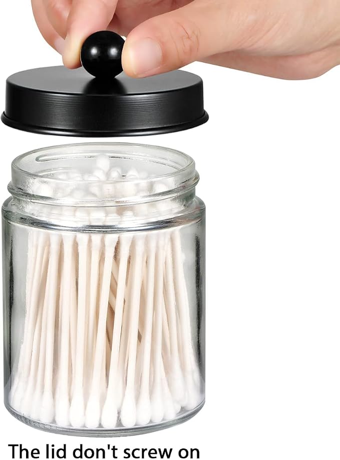 Amolliar Apothecary Jars Bathroom Storage Organizer - Image 3