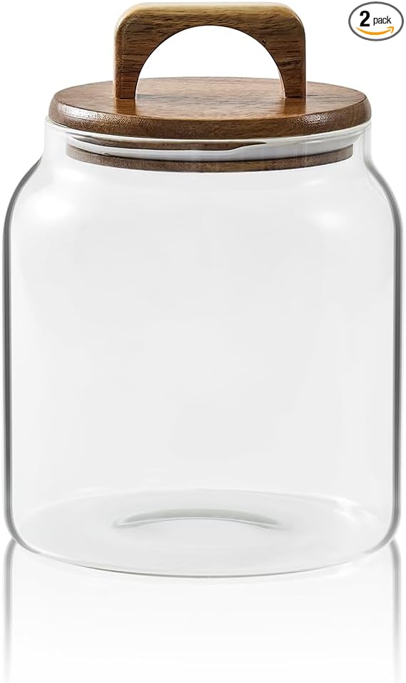Sweejar Glass Jars for Laundry Room Organization, Half-Gallon Laundry Pods by Sweejarco1949