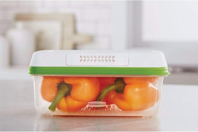 Rubbermaid FreshWorks Saver, Large Short Produce Storage Container - Image 2