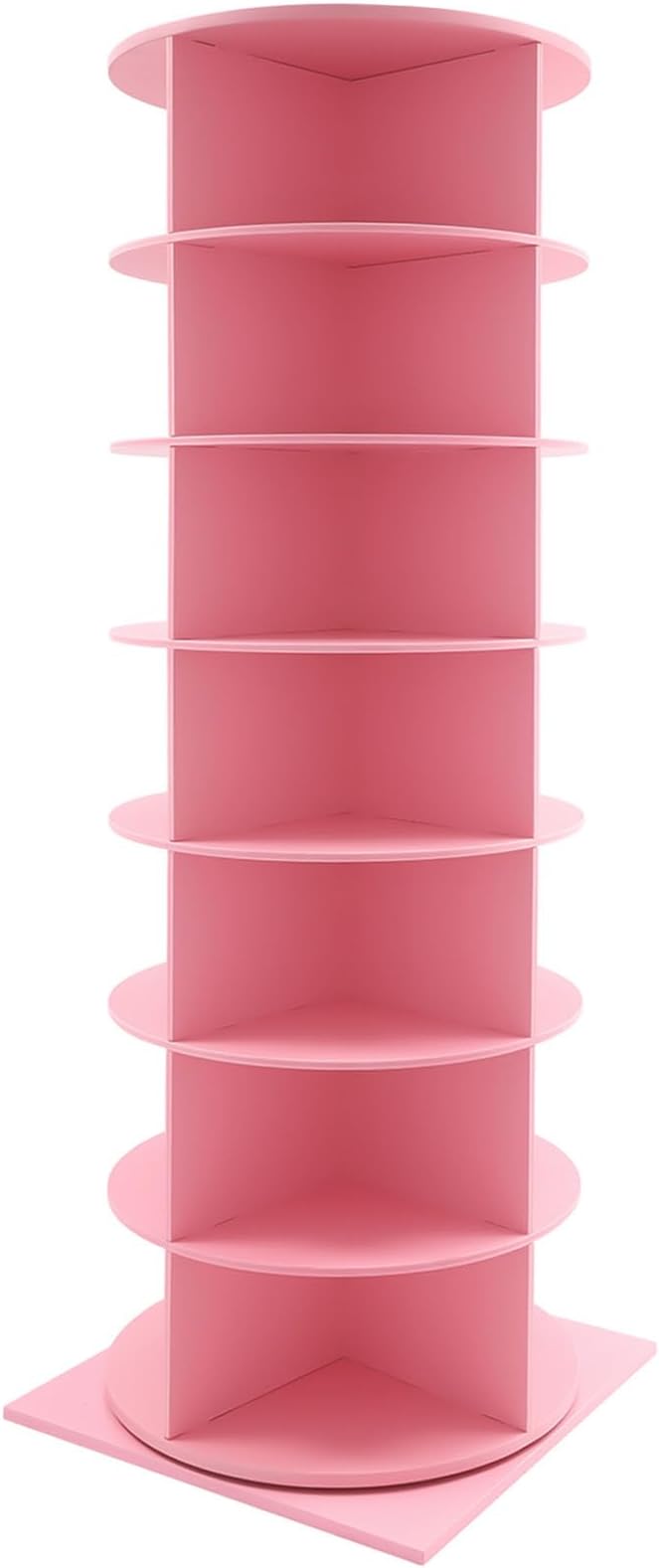 Rotating Shoe Rack, Free Standing Vertical Handbag Rotate Display Storage by iSamLam