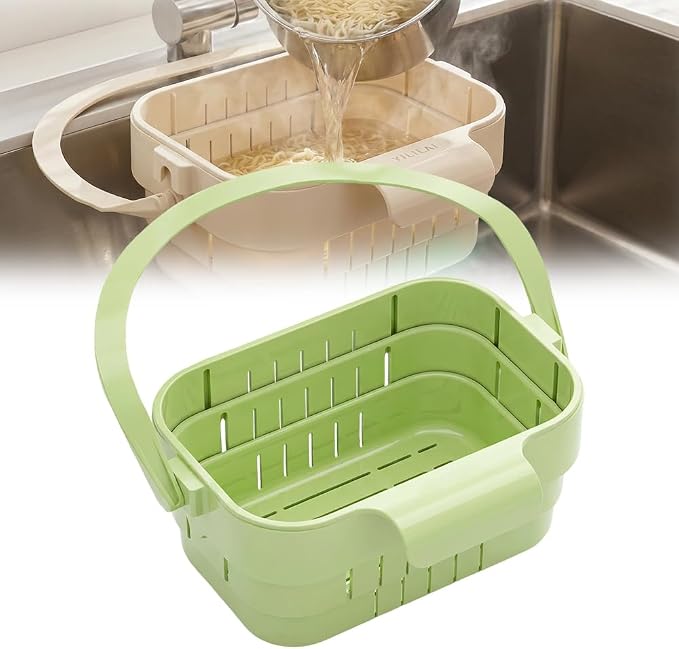 Foldable Hanging Kitchen Sink Drain Basket, 2026 Upgraded Space Saving Sink by AIIONP