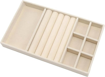 Velvet Jewelry Organizer Tray by Unknown