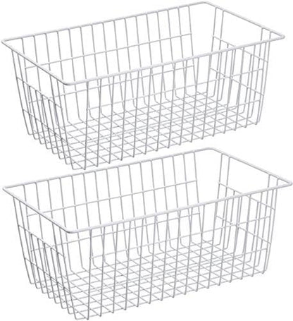 Wire Storage Basket Freezer Organizer Bins Food Storage Baskets by blitzlabs