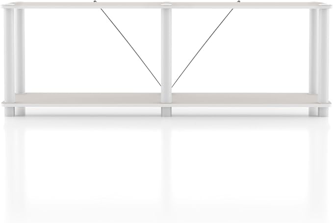Homes: Inside + Out Apexa Modern 2-Tier Extra Wide Shelving Units, Collectibles - Image 11