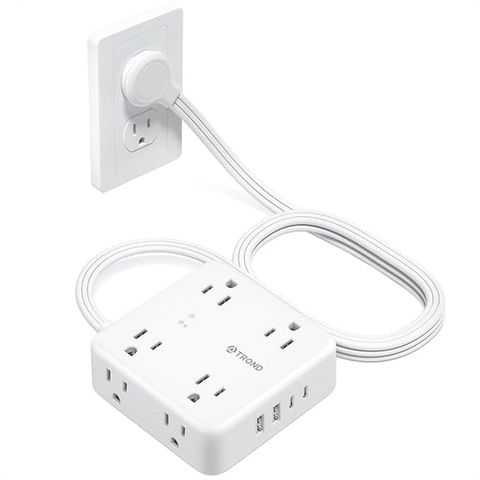 TROND 5ft Flat Extension Cord by TRONDOfficial