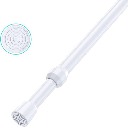 AIZESI 1Pc Spring Tension Curtain Rod, Adjustable 26-39 Inch - Image 9