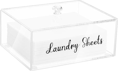 VOTLEVT Acrylic Laundry Detergent Sheets Holder, Laundry Sheets Holder by VOTLEVT