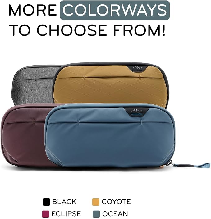 Peak Design Small Wash Pouch, Weatherproof Travel Toiletry Bag, Upright or - Image 7