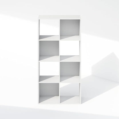 Furinno PELLI Book Shelf, 8-Cube Bookshelf, Horizontal Cube Storage Organizer - Image 4