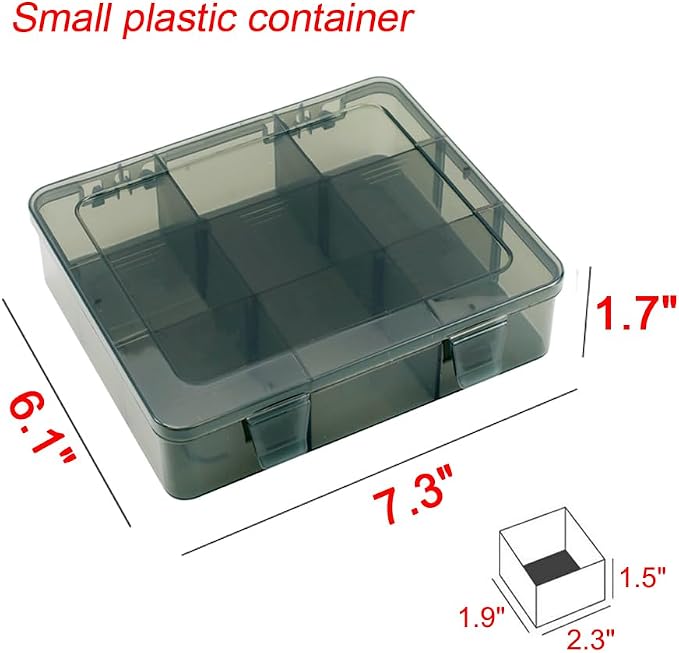 9 Grids Art Craft Supply Organizer Storage Containers, Compartment Storage Box - Image 2