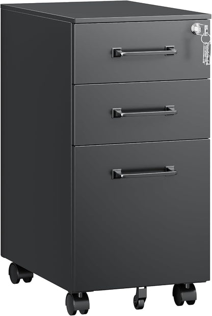 Letaya 3 Drawer Mobile File Cabinet by LetayaMetalCabinets
