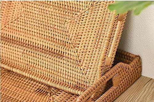 Hand-Woven Rattan Serving Tray - Image 2