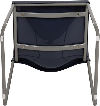 Flash Furniture HERCULES Series 880 lb. Capacity Navy Full Back Contoured Stack - Image 11