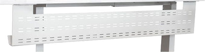 Stand Up Desk Store Under Desk Cable Management Tray Black Horizontal Computer by SStandUpDeskStore