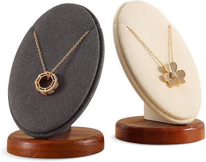 Necklace Holder, Small Jewelry Organizer Stand, Wooden Necklace Stand, Premium - Image 4