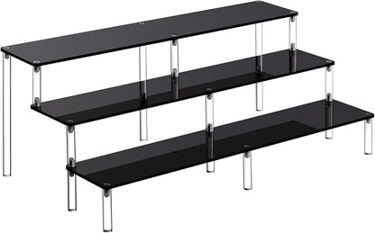 HENABLE Black 14.8 IN Large Acrylic Perfume Organizer Stand, Funko POP by HENABLE