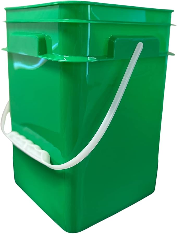 House Naturals 4 Gallon Square Food Grade Plastic Bucket - Image 6