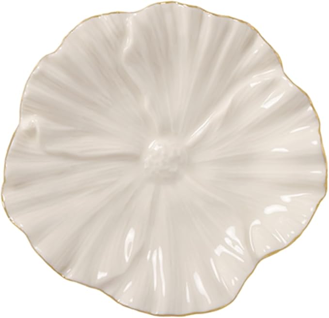 Flower Ring Dish, Ceramic Ring Holder Jewelry Tray Trinket Dish, Fairy - Image 3