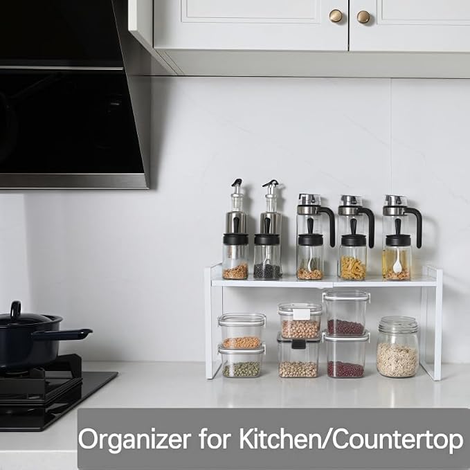 Expandable Cabinet Shelf Organizer Riser - Image 3