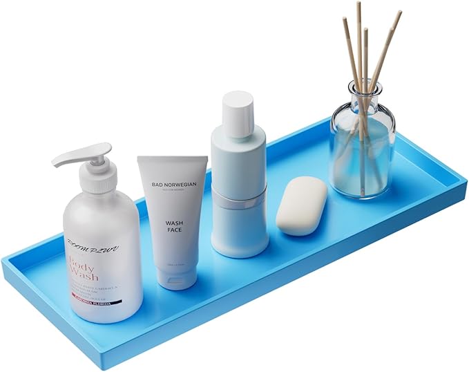 Vanity and Bathroom Tray, Waterproof Vanity Tray by Unknown