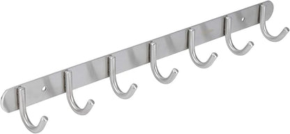 Towel Hook Rack Brushed Nickel by Sagmoc
