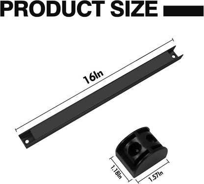 5 Pack Magnetic Tool Holder, Magnetic Strips Tool Magnet Bar PVC Coated - Image 2