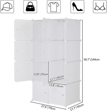 8 Cubes Storage Organizer, Closet Organizers Storage Shelf - Image 4