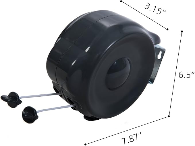 JS Hanger Retractable Clothesline Outdoor Indoor Laundry Line - 99 FT Double - Image 2