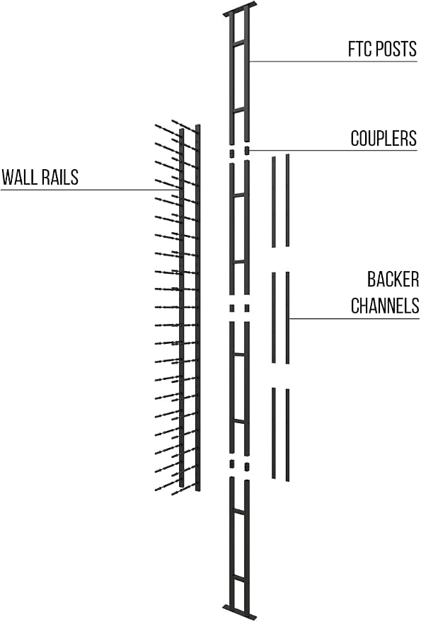 Ultra Wine Racks Floor-to-Ceiling Mount Display - Image 4