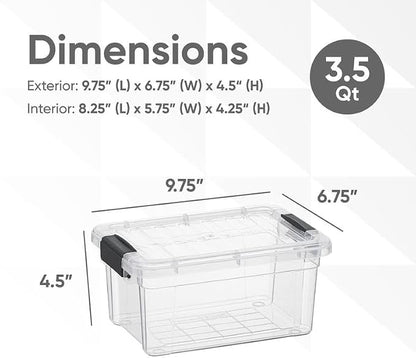 Superio Clear Storage Bins - Image 2