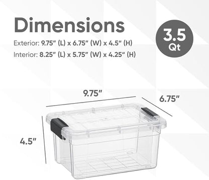 Superio Clear Storage Bins - Image 2