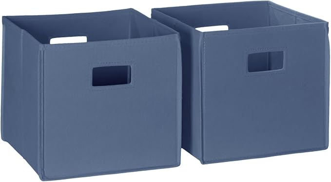 RiverRidge Kids 2pc Fabric Collapsible Storage Cube Organizers by RiverRidgeHome
