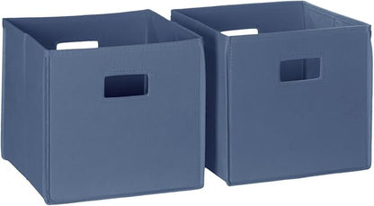 RiverRidge Kids 2pc Fabric Collapsible Storage Cube Organizers by RiverRidgeHome