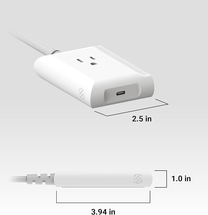 Scosche BL2PEACWT-AP BaseLynx™ 2.0 End Cap Modular System, 67W USB-C Charger - Image 2