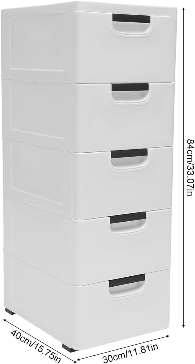 Plastic Drawers Dresser Storage Cabinet - Image 2
