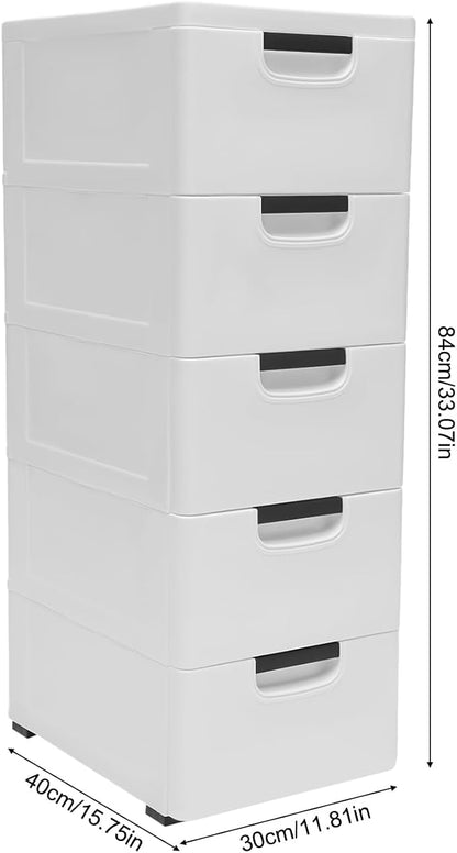 Plastic Drawers Dresser Storage Cabinet - Image 2