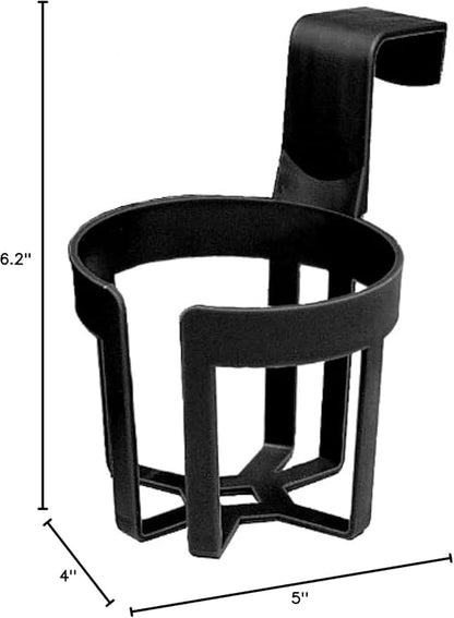 Custom Accessories 91100 Black Large Cup Holder - 44 oz.Capacity - Image 4