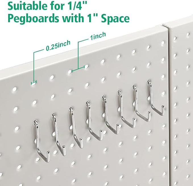 Amazon Basics Rectangular Metal Pegboard Kit - Image 2