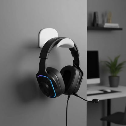 2Pcs Headphone Bracket, Wall-Mounted Headphone Holder, Stick-on Headset Hook - Image 6