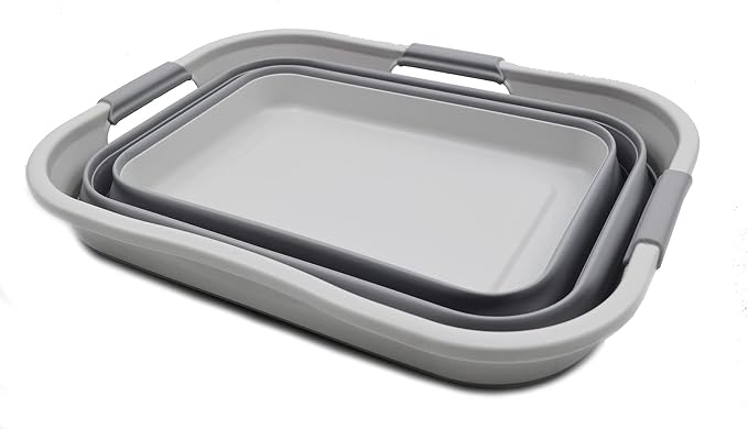 SAMMART 30L Collapsible Plastic Laundry Basket - Image 2