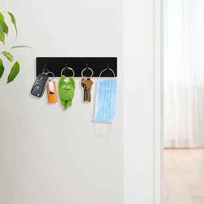 Picowe Key Holder for Wall Decorative, Adhesive Stainless Steel Key Hooks - Image 6