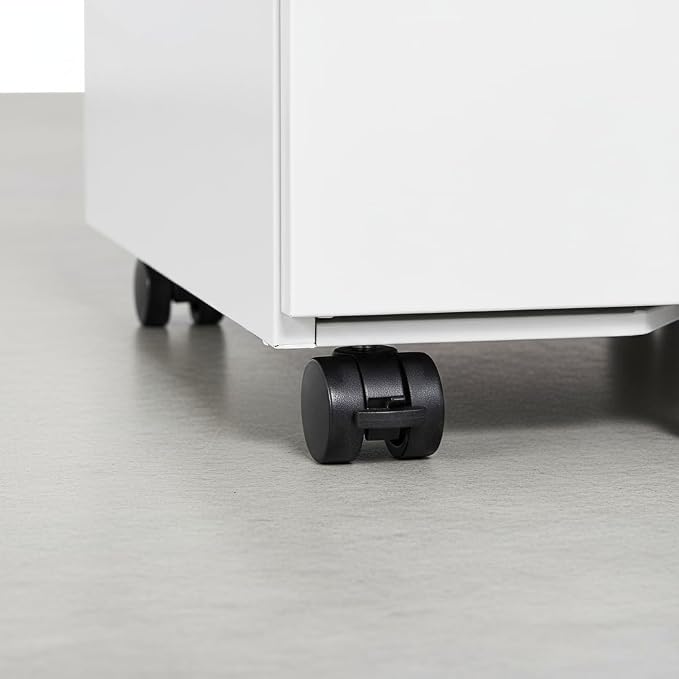 3-Drawer Metal Mobile File Cabinet - Image 6