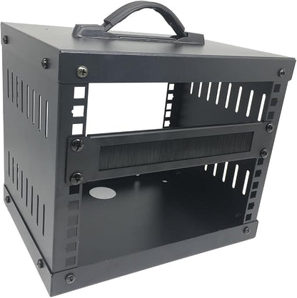 1U Mini 10 inch Brush Cable Management Panel Cable Manager - Image 2