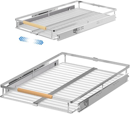 Pull Out Cabinet Drawer Organizer, Heavy Duty Slide Out Pantry Shelves Sliding by PerfectdesignforyourHOME