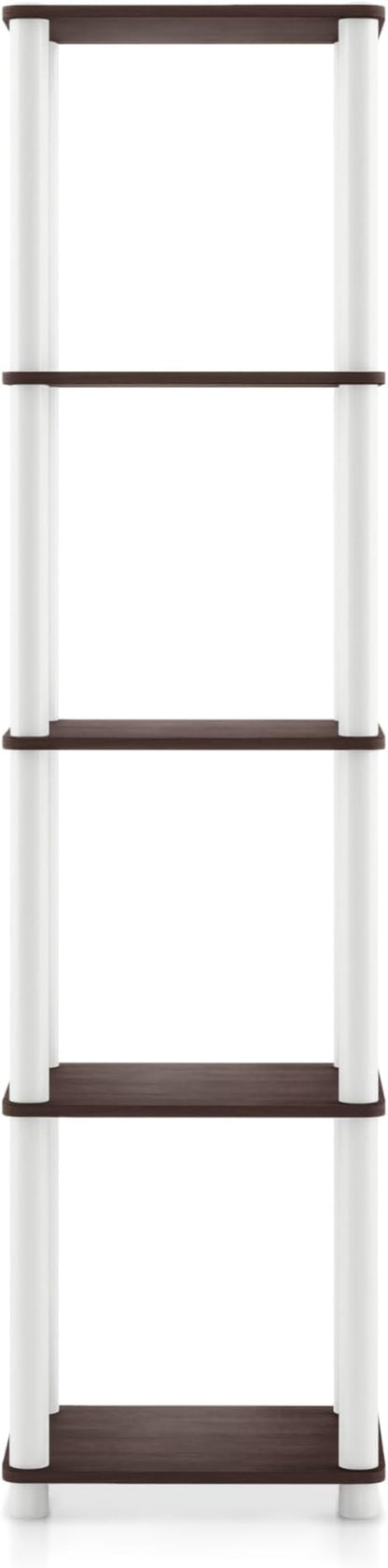 Homes: Inside + Out Apexa Modern 5-Tier Narrow Shelving Units, Collectibles - Image 11