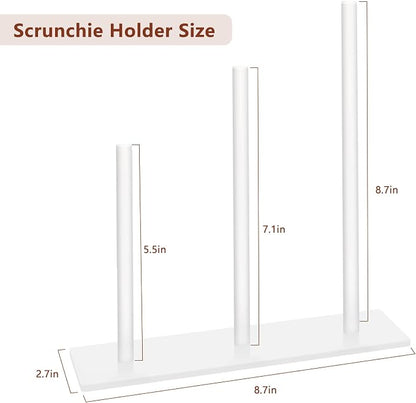 SMUK 2Packs 3-Tiers Acrylic Scrunchie Holder Organizer - Image 6