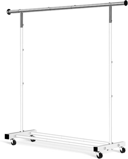 VICERII Clothing Rack, 55.51 Inch Heavy Duty Clothes Rack Rolling Garment Rack by VICERII